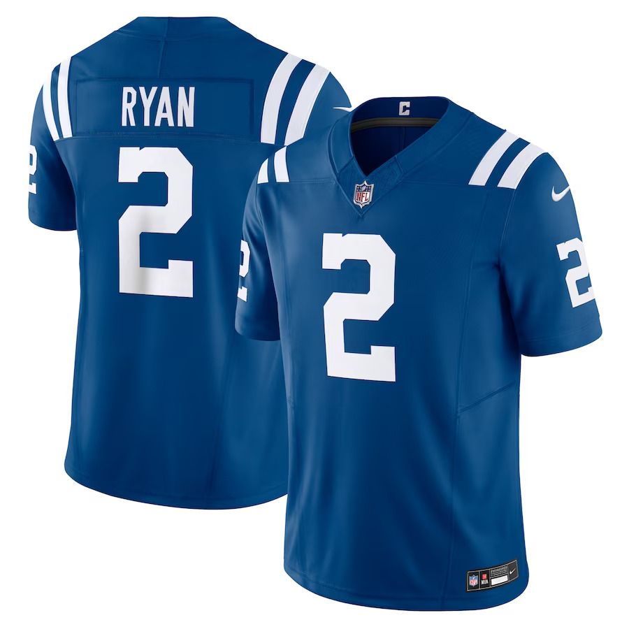 Men Indianapolis Colts #2 Matt Ryan Nike Royal Vapor F.U.S.E. Limited NFL Jersey